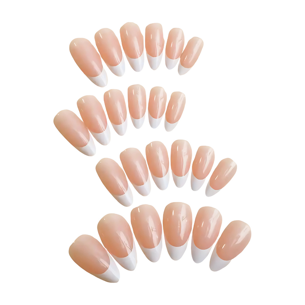 Almond French White - Press-On Nails (24PCS)