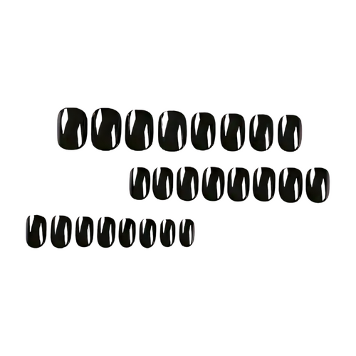 Chic Black - Press-On Nails (24PCS)