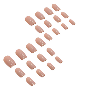 Lightest Brown Nude  - Press-On Nails (24PCS)