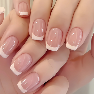 Peachy French Tip - Press-On Nails (24PCS)