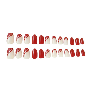 Red Line French - Press-On Nails (24PCS)