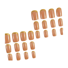 Reverse French Gold - Press-On Nails (24PCS)