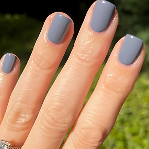 Simple Gray - Press-On Nails (24PCS)