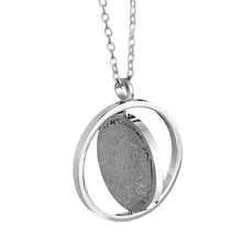 Ayatul Kursi Rotating necklace - Silver