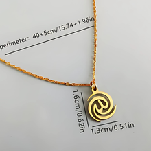 Elegant Allah Pendant - Gold