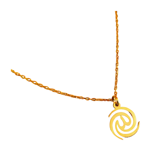 Elegant Allah Pendant - Gold