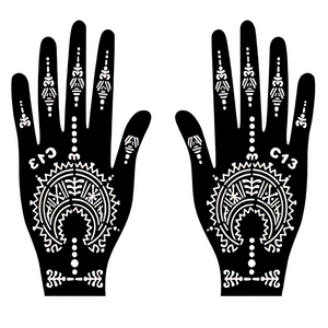 Henna Hand Patterns - C13